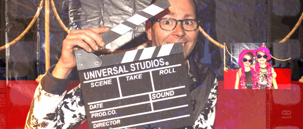 Filmbord kinderdisco 